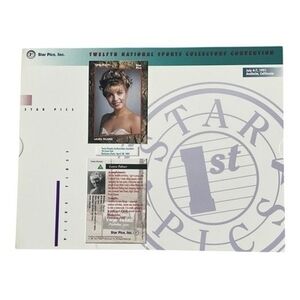 1991 Star Pics Twin Peaks Promo Sheet National Sports Collectors Convention NSCC